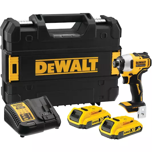 DEWALT DCF809D2T-QW 18V XR Brushless Compacte Slagschroevendraaier (190Nm)