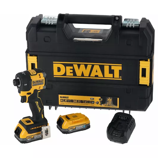 DEWALT DCF870E2T-QW 18V XR hydraulische slagschroevendraaier - 2 x Compact Powerstack