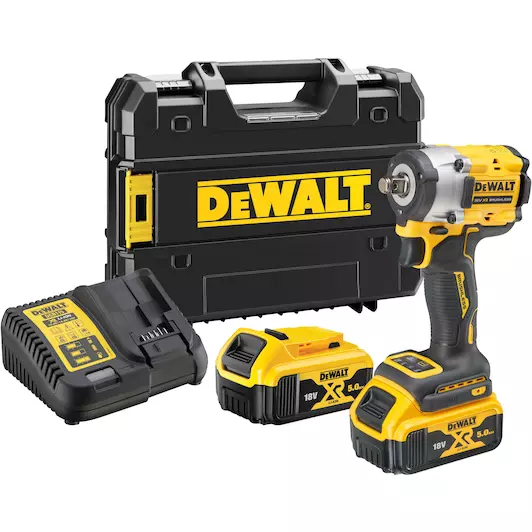DEWALT DCF921P2T-QW 18V XR Brushless 1/2" Compacte Slagsmoersleutel (609Nm)