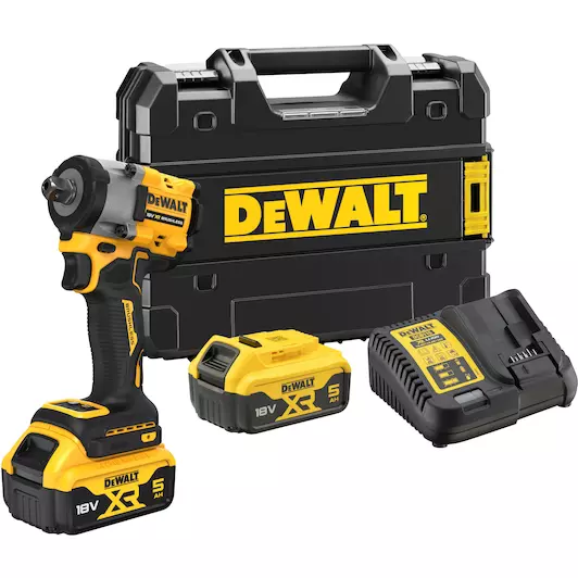 DEWALT DCF922P2T-QW 18V XR Brushless 1/2" Compacte Slagsmoersleutel (609Nm)