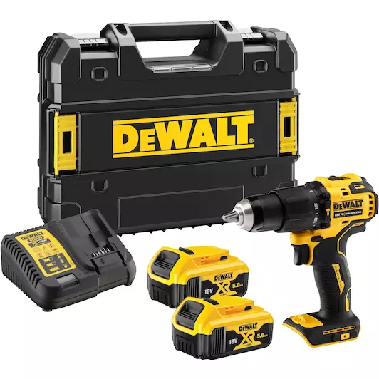 [5035048737187] DEWALT DCD709P2T-QW 18V XR Brushless Compacte Schroef-/klopboormachine