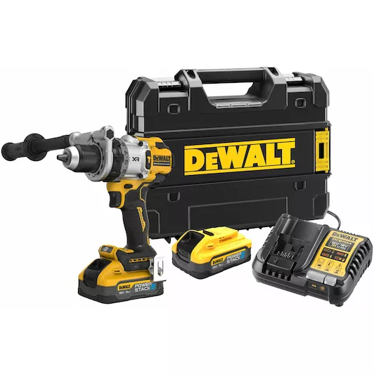 [5035048806821] DEWALT DCD1007H2T-QW 18v XR Premium 3-snelheden  schroef-/klopboormachine - 2 x 5Ah Powerstack
