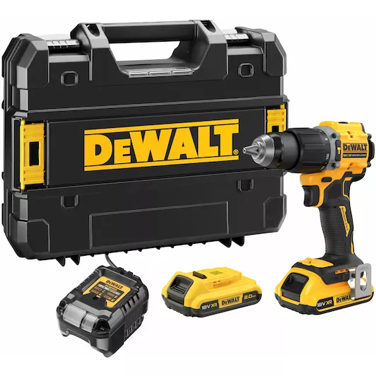 [5054905325114] DEWALT DCD799D2T-QW 18V XR Brushless Compacte schroef-/klopboormachine in TSTAK - 2x 2.0Ah Accu