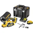 DEWALT DCP580P2-QW 18V XR Brushless Schaafmachine met stofzak