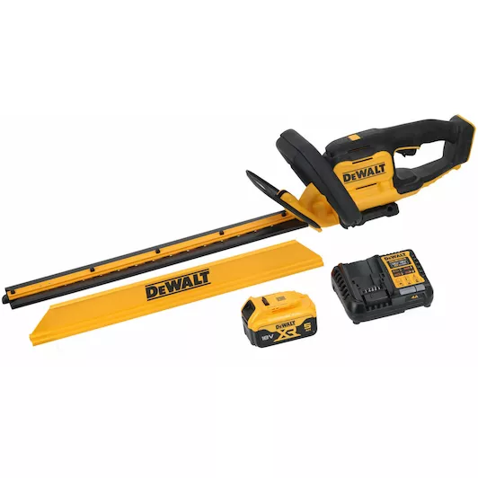 [5035048838686] DEWALT DCMHT564P1-QW DEWALT 18V XR Heggenschaar 55cm (met 5.0Ah accu en lader)