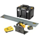 DEWALT DCS520T2R-QW 54V XR FLEXVOLT Invalzaag 165mm met geleiderail