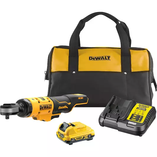 [5035048789391] DEWALT DCF503D1-QW 12V XR Brushless 3/8" Haakse ratelsleutel