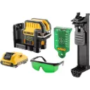 DEWALT DCE0825D1G-QW 12V 5-Punts- en Kruislijnlaser - Groen