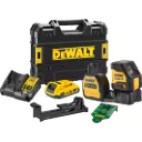 DEWALT DCE088D1G18-QW 12V/18V Kruislijnlaser, 1x 2Ah - Groen