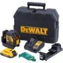 DEWALT DCLE34021D1-QW 18V Kruislijnlaser Compact, 1x2Ah - Groen