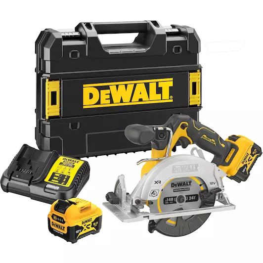 [5035048739617] DEWALT DCS512P2-QW 12V XR Brushless Cirkelzaag 140mm