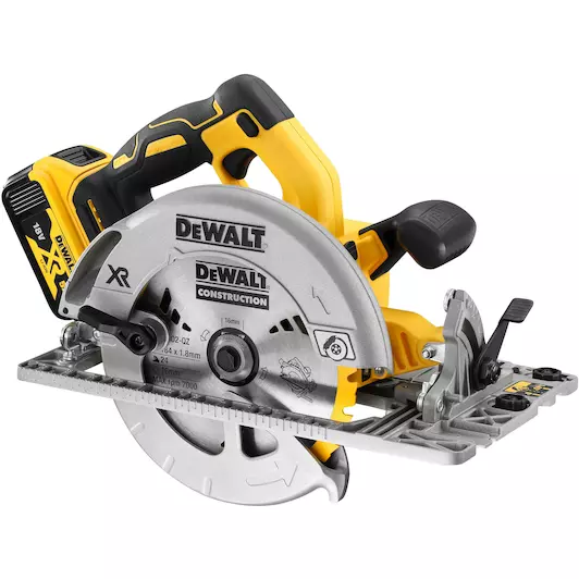 DEWALT DCS572P2-QW 18V XR Brushless Cirkelzaag 184mm (compatibel met geleiderail)