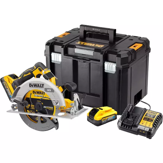 DEWALT DCS573H2T-QW 18V XR Brushless PREMIUM Cirkelzaag 190mm