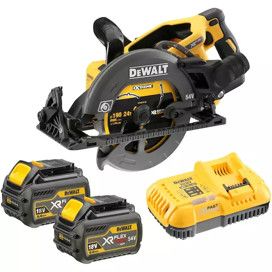 DEWALT DCS577T2-QW 54V XR FLEXVOLT Cirkelzaag met hoog koppel 190mm