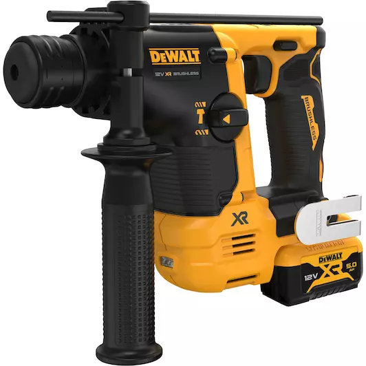 DEWALT DCH072P2-QW 12V XR Brushless SDS+ Sub-Compact Combihamer (1.1J)