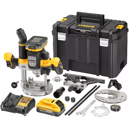 [5035048810378] DEWALT DCW620H2-QW 18V XR 12mm bovenfrees - 2 x 5.0Ah Powerstack